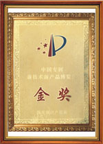 中國專利新技術新產(chǎn)品博覽會 金獎